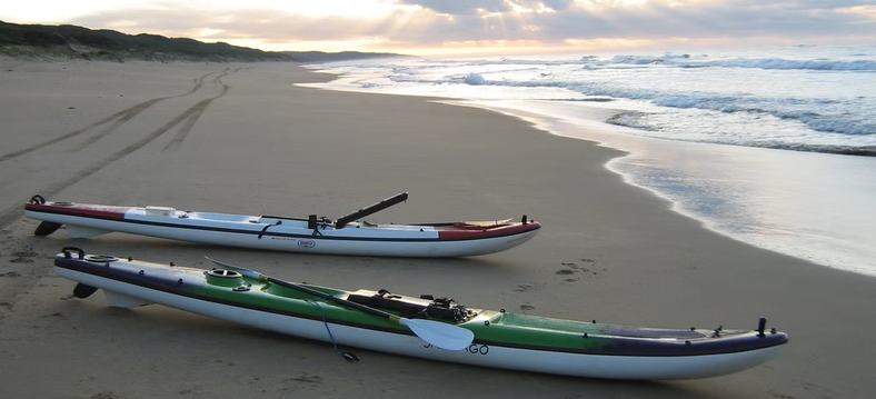 Kayaking at Sunset Beach Resort Chidenguele Mozambique - Explore the calm waters and hidden coves along the coastline with our kayaking adventures.