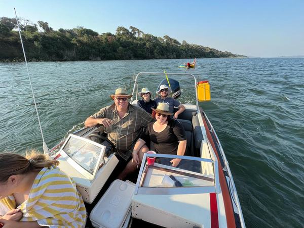 Relaxing on the lake water sports at Sunset Beach Resort Mozambique
